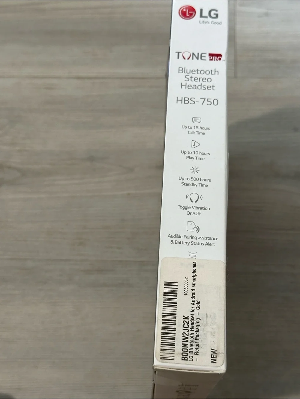 LG Tone Pro HBS-750 Gold Bluetooth Wireless Stereo Neckband Headset NEW